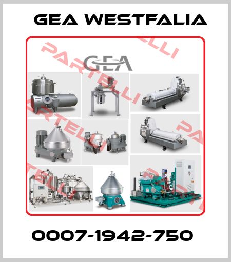 0007-1942-750  Gea Westfalia