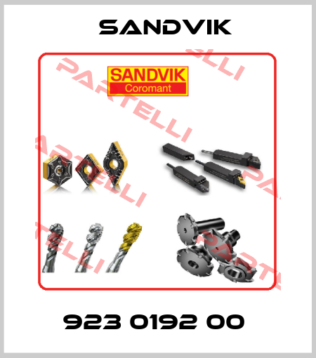 923 0192 00  Sandvik