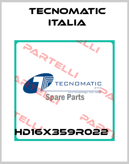 HD16X359R022   Tecnomatic Italia
