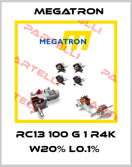 RC13 100 G 1 R4K W20% L0.1%  Megatron