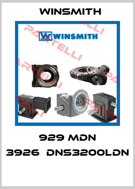 929 MDN 3926МDNS3200LDN  Winsmith