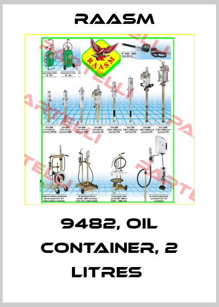 9482, OIL CONTAINER, 2 LITRES  Raasm