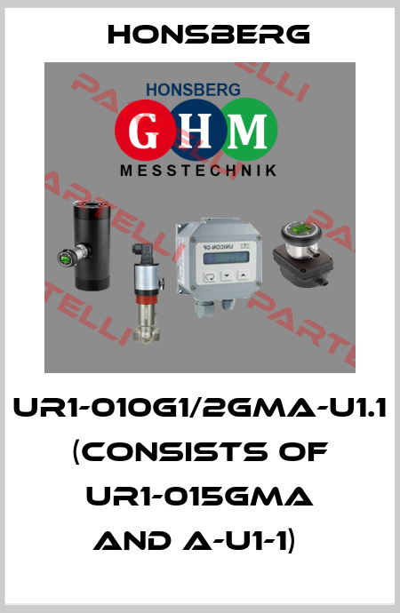 UR1-010G1/2GMA-U1.1 (consists of UR1-015GMA and A-U1-1)  Honsberg
