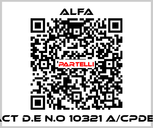  ACT D.E N.O 10321 A/CPDE   ALFA