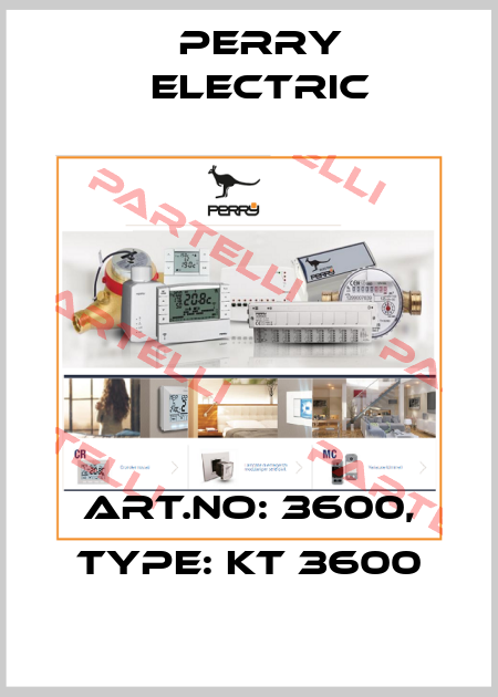 Art.No: 3600, Type: KT 3600 Perry Electric