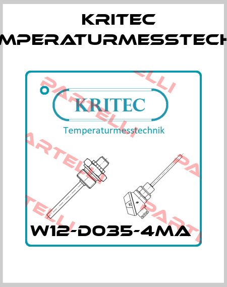 W12-D035-4Ma  Kritec Temperaturmesstechnik