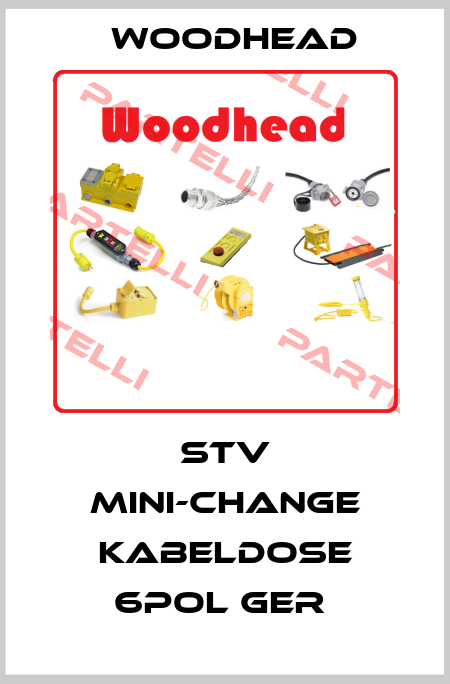 STV Mini-Change Kabeldose 6pol ger  Woodhead
