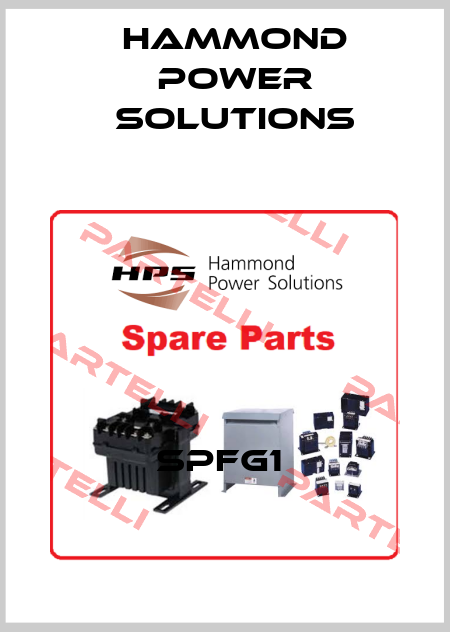 SPFG1  Hammond Power Solutions