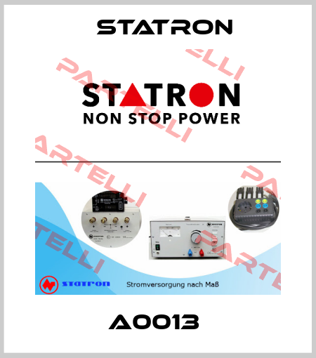 A0013  Statron
