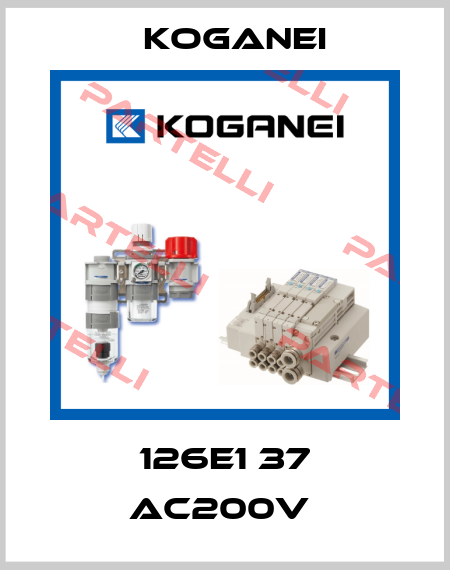 126E1 37 AC200V  Koganei