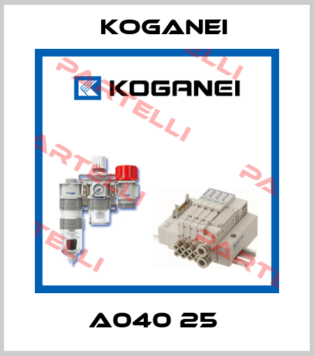 A040 25  Koganei