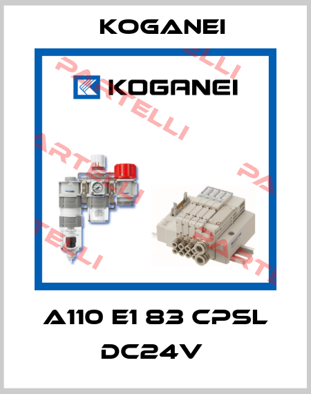 A110 E1 83 CPSL DC24V  Koganei