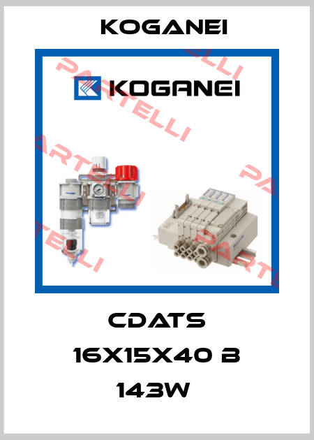 CDATS 16X15X40 B 143W  Koganei