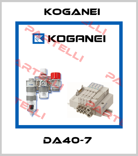 DA40-7  Koganei