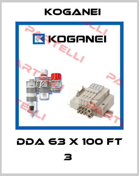DDA 63 X 100 FT 3  Koganei