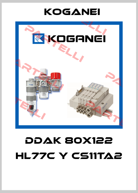 DDAK 80X122 HL77C Y CS11TA2  Koganei