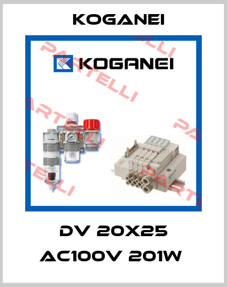 DV 20X25 AC100V 201W  Koganei