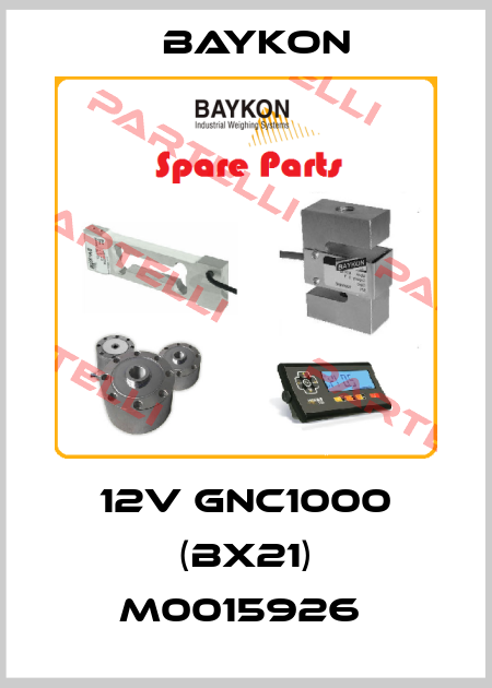 12V GNC1000 (BX21) M0015926  Baykon