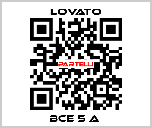 BCE 5 A  Lovato