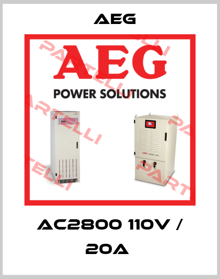 AC2800 110V / 20A  AEG