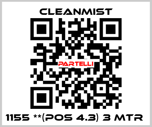 1155 **(pos 4.3) 3 mtr  CleanMist