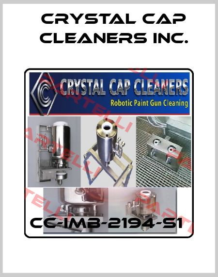 CC-IMB-2194-S1  CRYSTAL CAP CLEANERS INC.