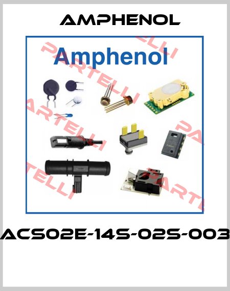 ACS02E-14S-02S-003  Amphenol