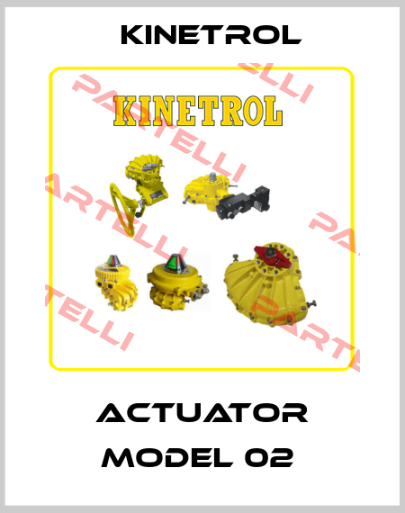 ACTUATOR MODEL 02  Kinetrol