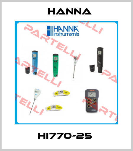 HI770-25  Hanna