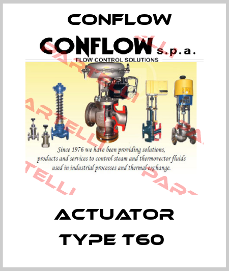 ACTUATOR TYPE T60  CONFLOW