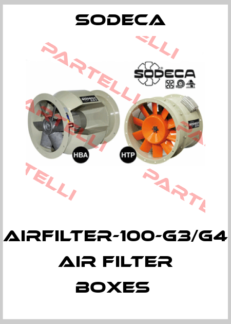 AIRFILTER-100-G3/G4  AIR FILTER BOXES  Sodeca