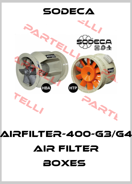 AIRFILTER-400-G3/G4  AIR FILTER BOXES  Sodeca