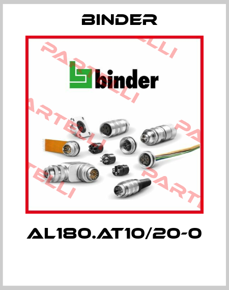 AL180.AT10/20-0  Binder