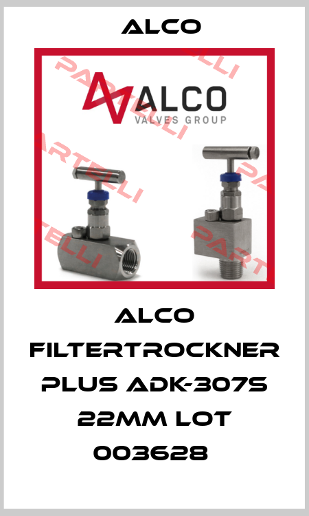 ALCO FILTERTROCKNER PLUS ADK-307S 22MM LOT 003628  Alco