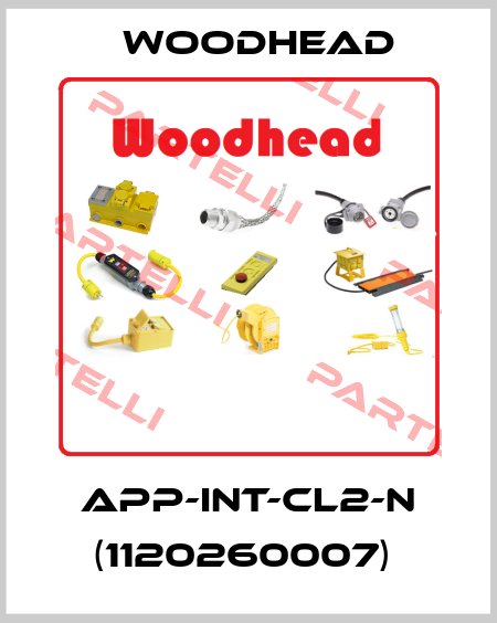 APP-INT-CL2-N (1120260007)  Woodhead