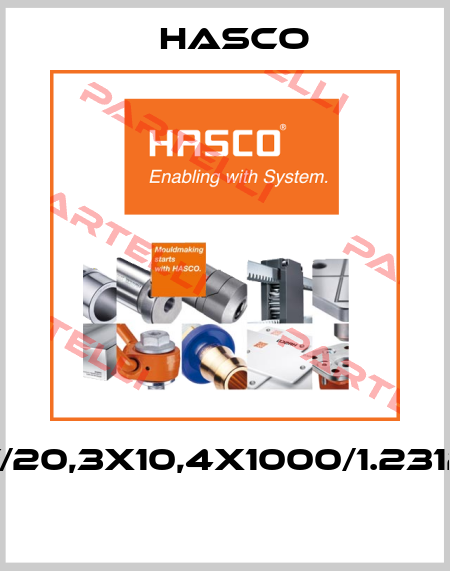 F/20,3x10,4x1000/1.2312  Hasco