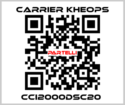  CCI2000DSC20  Carrier Kheops