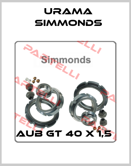 AUB GT 40 X 1,5  Urama Simmonds