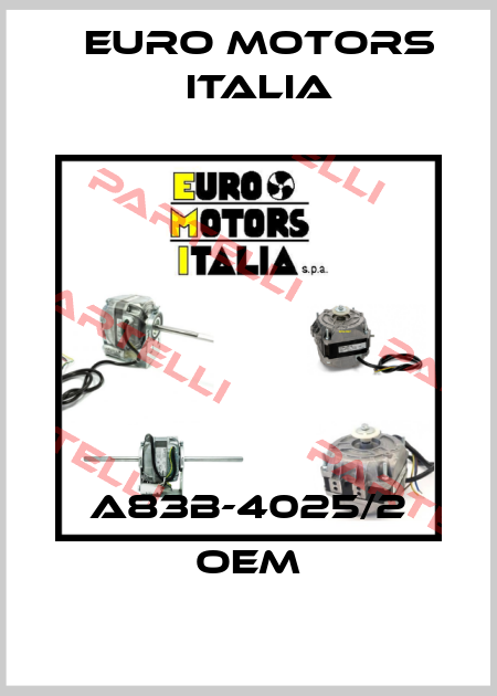 A83B-4025/2 oem Euro Motors Italia