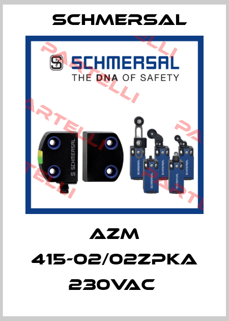 AZM 415-02/02ZPKA 230VAC  Schmersal