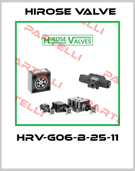 HRV-G06-B-25-11  Hirose Valve