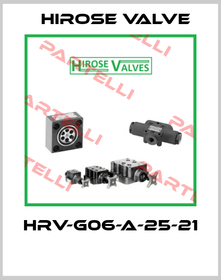 HRV-G06-A-25-21  Hirose Valve