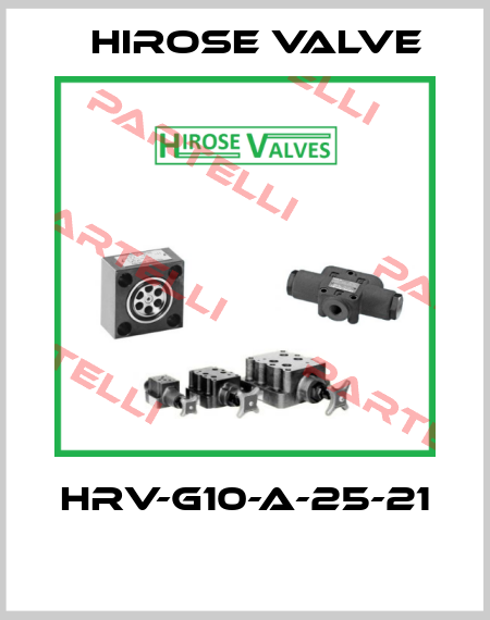 HRV-G10-A-25-21  Hirose Valve