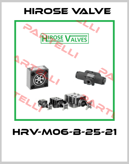 HRV-M06-B-25-21  Hirose Valve