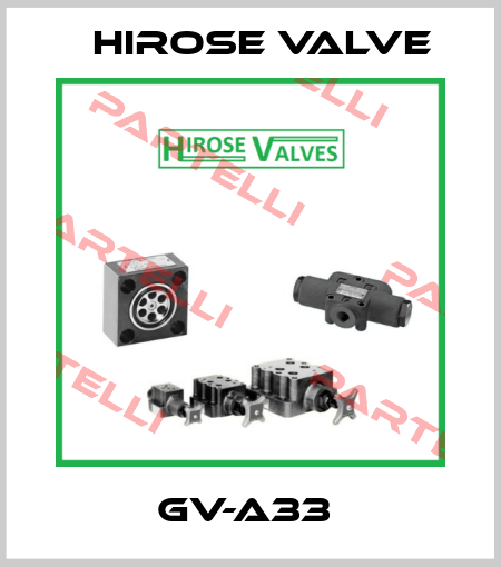 GV-A33  Hirose Valve