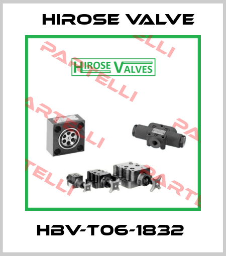 HBV-T06-1832  Hirose Valve