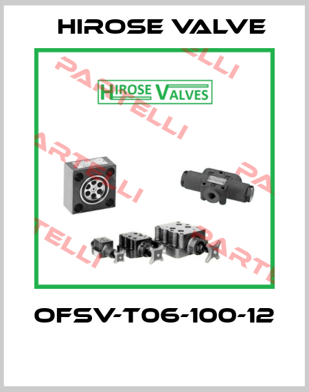 OFSV-T06-100-12  Hirose Valve