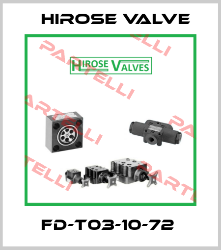 FD-T03-10-72  Hirose Valve