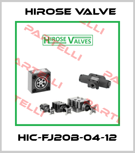 HIC-FJ20B-04-12 Hirose Valve