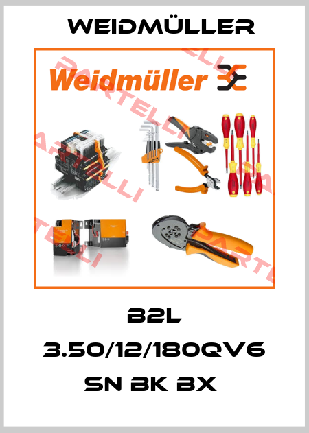 B2L 3.50/12/180QV6 SN BK BX  Weidmüller